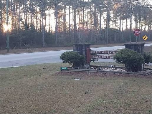 Pickett's Mill Sign Photo